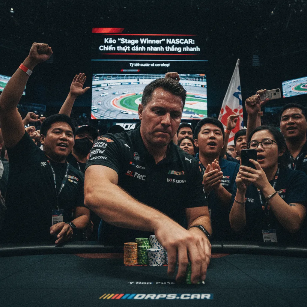 Đoàn đua NASCAR trên một đường đua Super Speedway