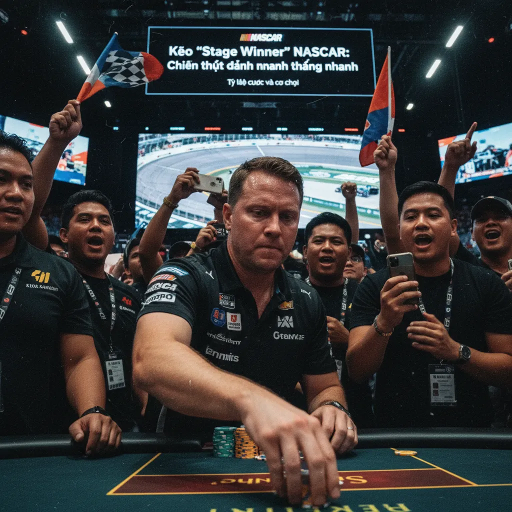 Xe đua của Kyle Larson dẫn đầu đoàn đua