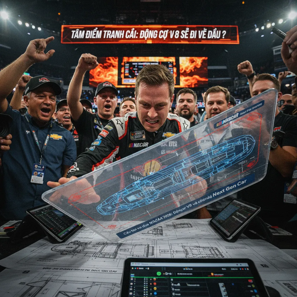 Động cơ V8 của xe đua NASCAR
