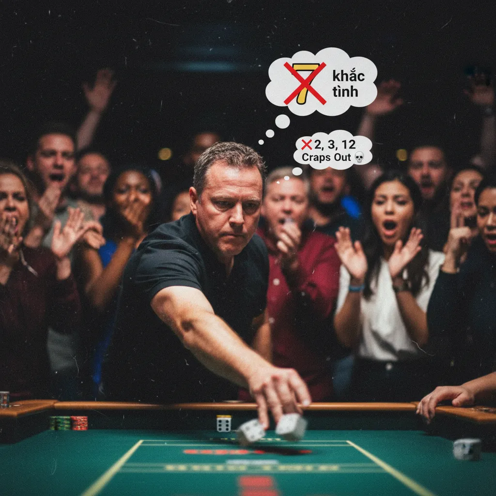 Xúc xắc ra 7 trong Craps