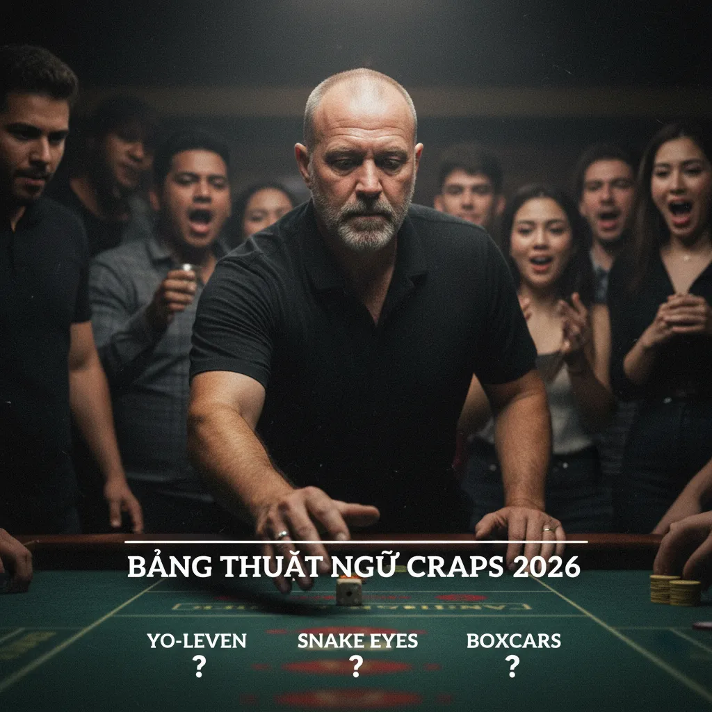 Stickman dùng cây gậy đặc trưng để thu thập xúc xắc trên bàn cược Craps.