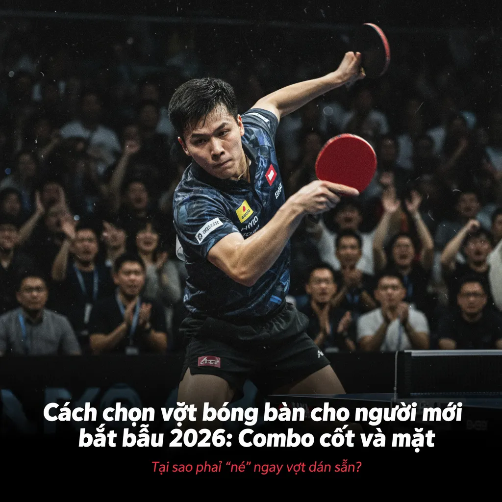 Mặt vợt bóng bàn tạo xoáy khi tiếp xúc bóng