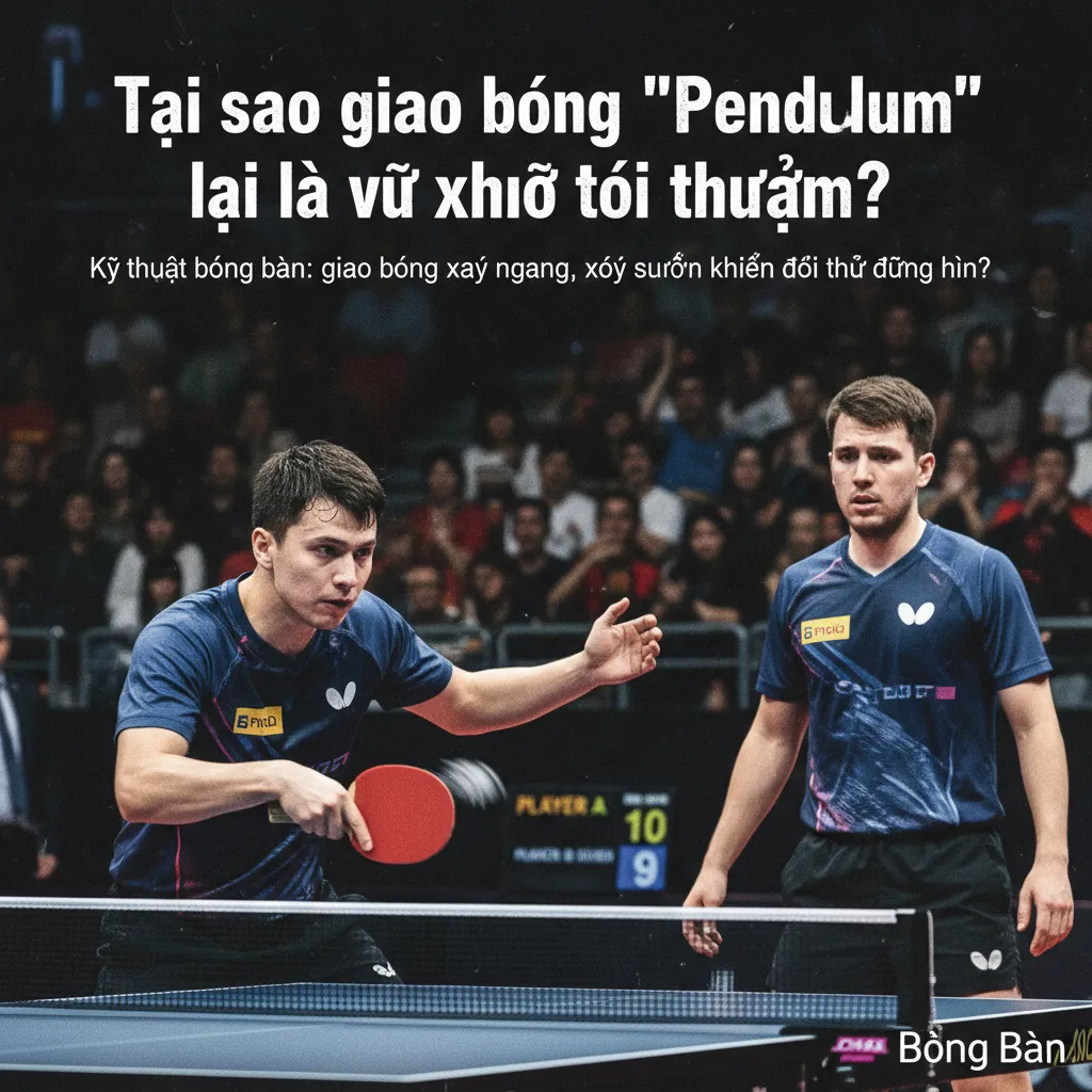 Điểm tiếp xúc bóng để tạo xoáy xuống nặng