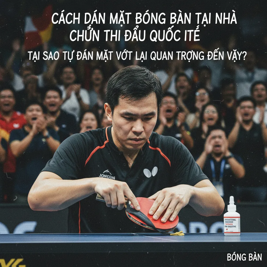 Tại sao tự dán mặt vợt lại quan trọng đến vậy?